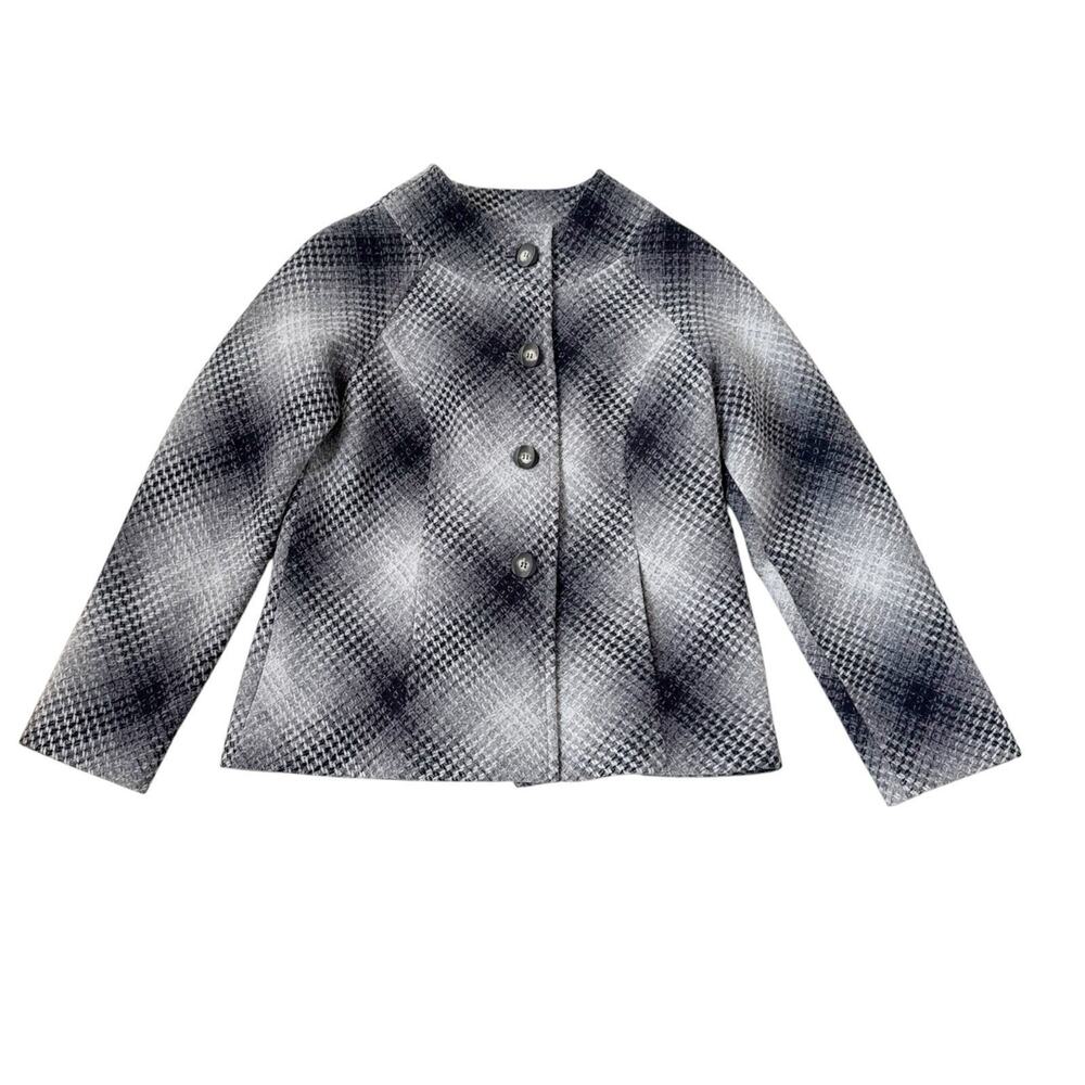 Pendleton Blazer Jacket Coat Virgin Lambs Wool Pockets Ladylike Classic Size 10